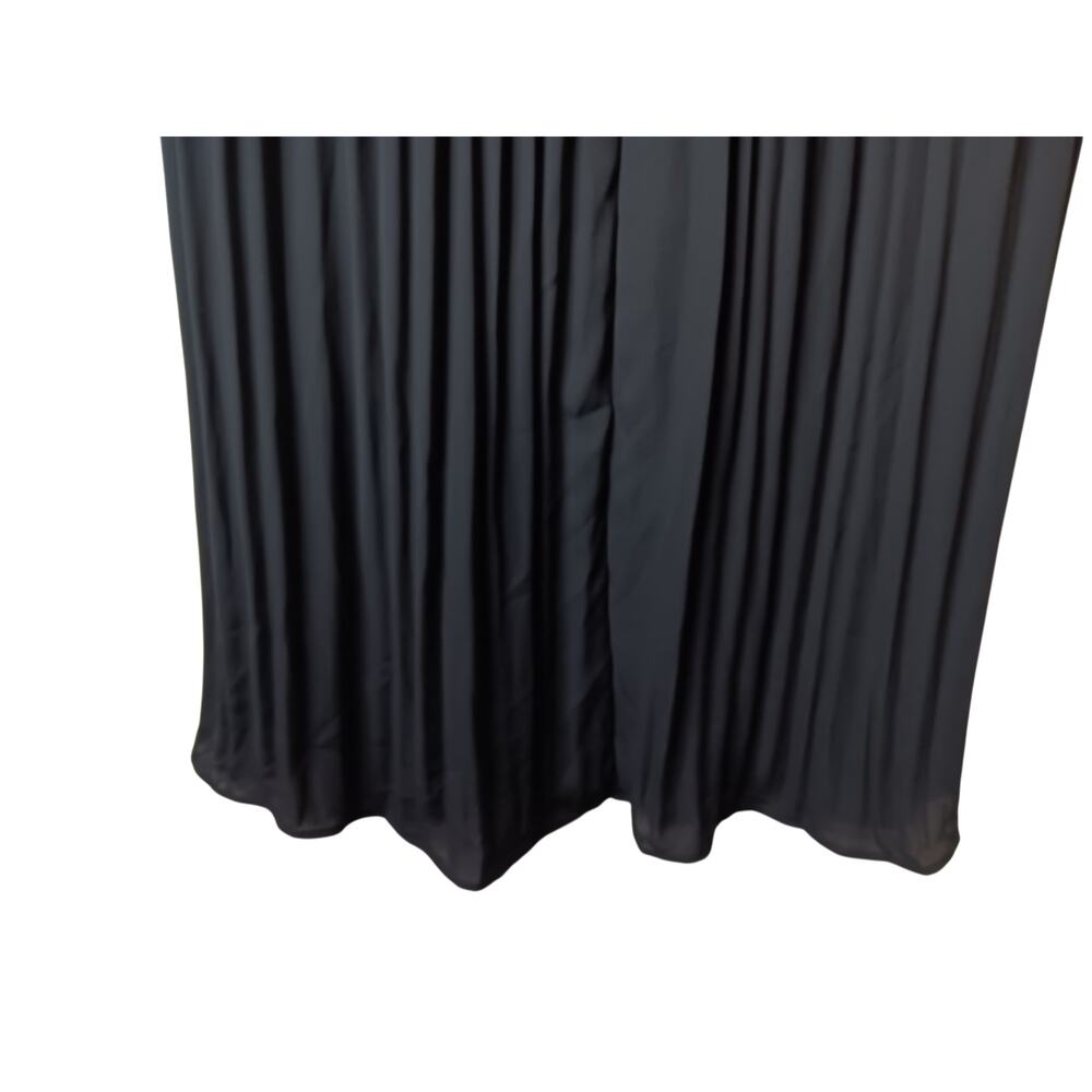 New with Tags Chico’s Black Label Pleated High Neck Dress Size 12 Black Modest - Picture 7 of 15